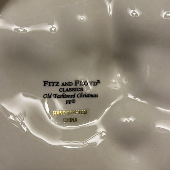 Fitz and Floyd Christmas candy dish - Picture 2 of 2
